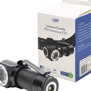 LANTERNA FRONTALA PNI ADVENTURE F75, LED 6W, 600 LM, CU ACUMULATOR SI INCARCATOR MAGNETIC, SUPORT PENTRU CAP Comandă acum