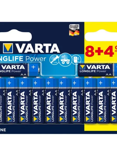 Baterie Varta Longlife Power AA BLI12 (8+4) Ofertă