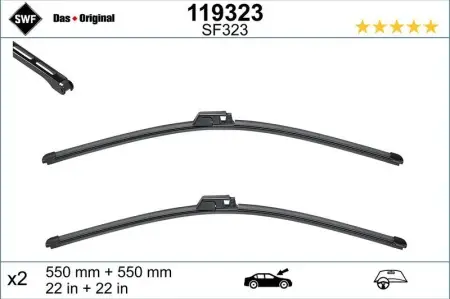 Preț promoțional Set lamela stergator SWF Wiper FB OE LHD 550/550 mm