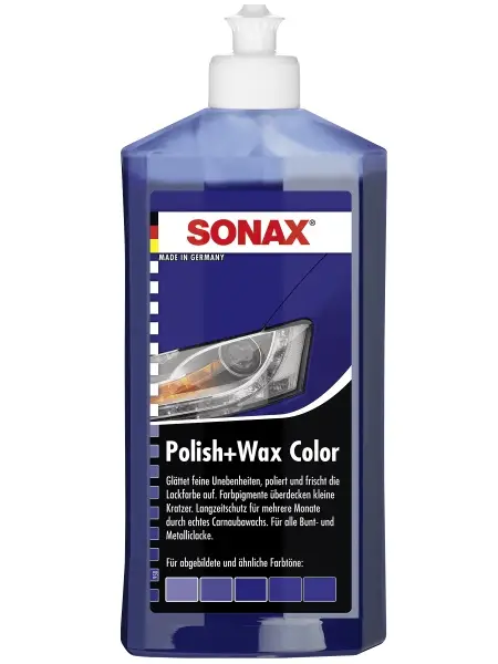SONAX® Polish&amp;Wax NanoPro, pentru vopsea albastră, cod 296200 Cumpără online