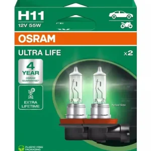 Bec Halogen Osram Ultra Life H11 | 12V - PGJ19-2 - Set 2 buc Cumpără acum