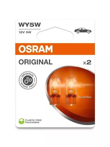 Bec Osram WY5W | 12V - L2.1x9.5d - Set 2 buc Preț redus