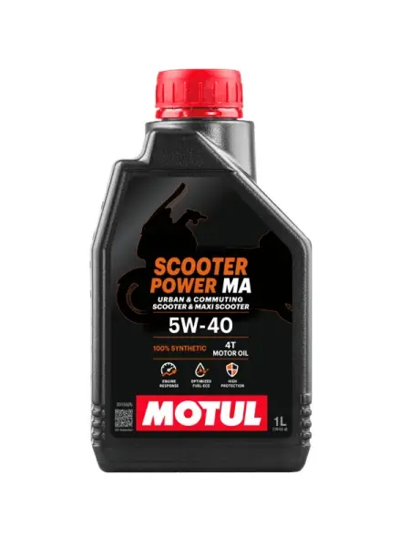 Livrare expres Ulei moto Motul Scooter Power 4T 5W40 MA 1L