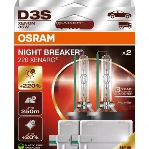 Bec Xenarc Osram D3S Night Breaker 220 42V 35W Duo Box Comandă acum