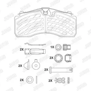 Set placute frana spate Jurid Nu rata