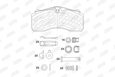 Set placute frana spate Jurid Nu rata